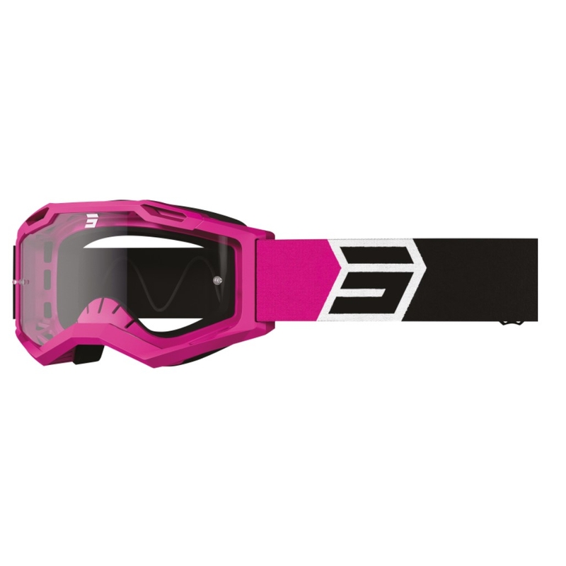 Motokross prillid Shot Assault 2.0 Solar must ja roosa