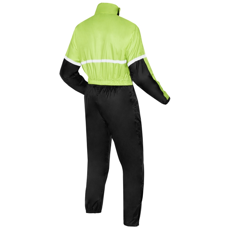 Kombinéza do deště Ozone OZ-141 černo-fluo žlutá
