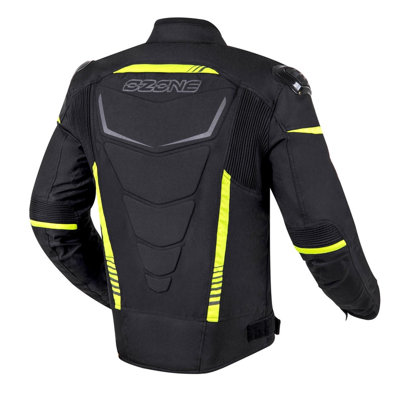 Ozone Pulse must-fluo kollane mootorratta jope