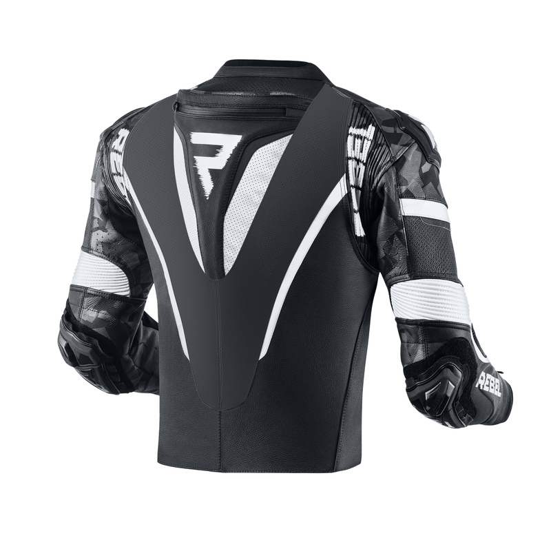 Rebelhorn Rebel must-valge mootorrattajope allahindlus