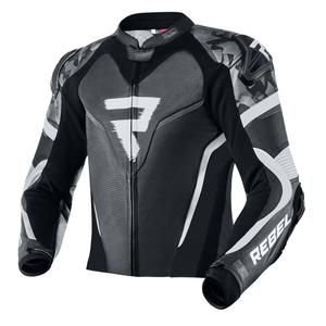 Rebelhorn Rebel must-valge mootorrattajope allahindlus