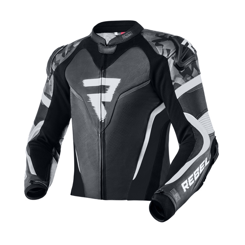 Rebelhorn Rebel must-valge mootorrattajope allahindlus