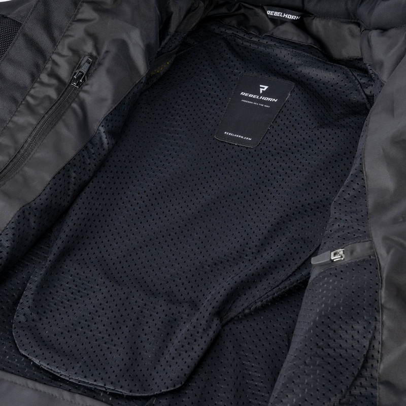 Dámská bunda na motorku Rebelhorn Scandal II černá výprodej