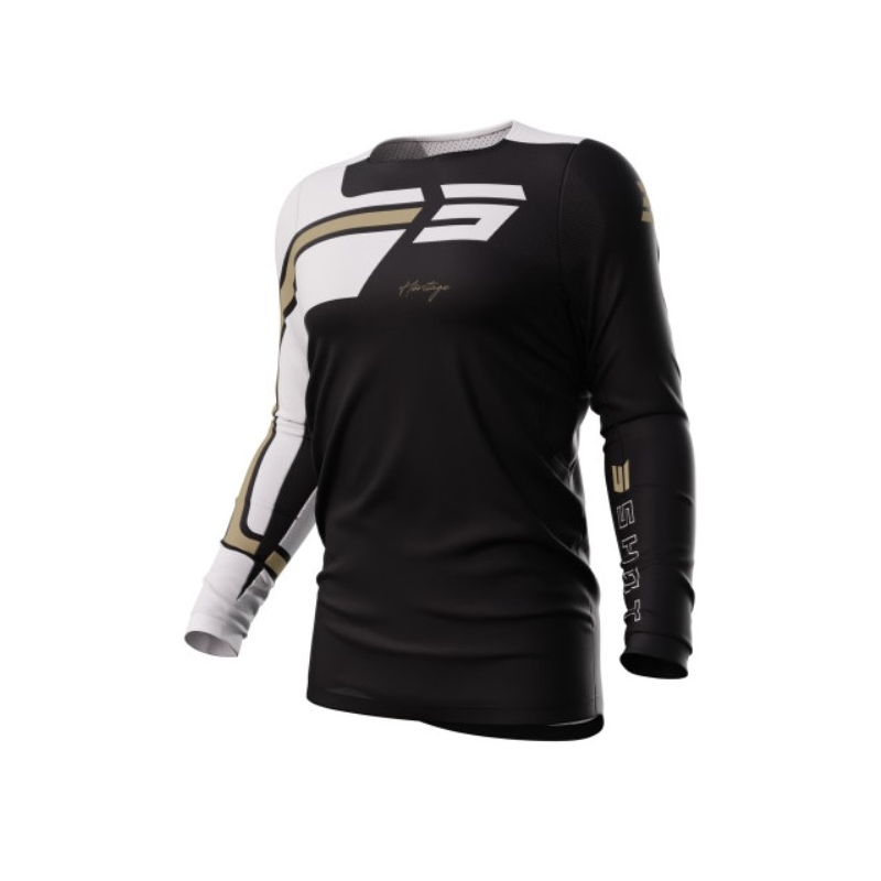Motokrossitrikoo Shot Contact Heritage pruun-valge-must trikoo allahindlus