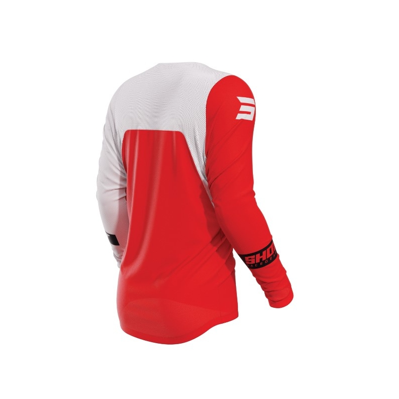 Motokross trikot Shot Contact Scope punane ja valge allahindlus