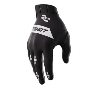 Motokrossi kindad Shot Race must-valge allahindlus