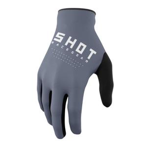 Motokross-kindad Shot Raw must-valge-hall allahindlus