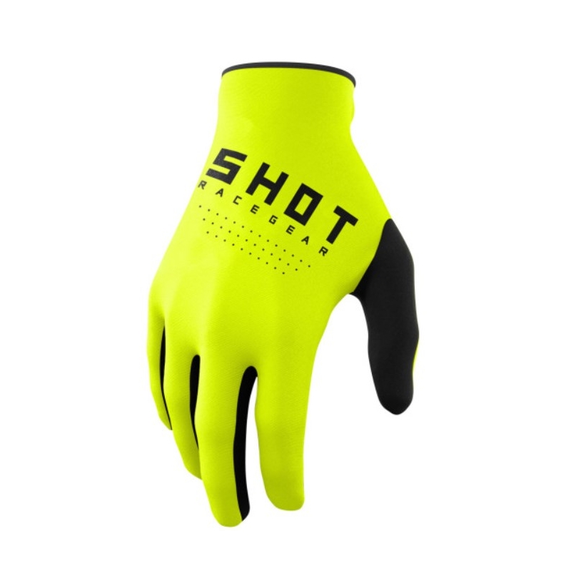 Motokross-kindad Shot Raw must-fluo kollane allahindlus
