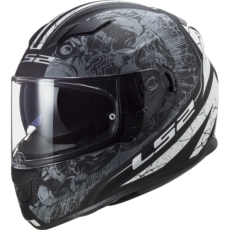 Integrální přilba na motorku LS2 FF320 Stream EVO Throne černo-titanová