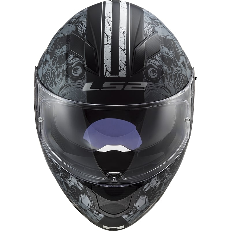 Integrální přilba na motorku LS2 FF320 Stream EVO Throne černo-titanová