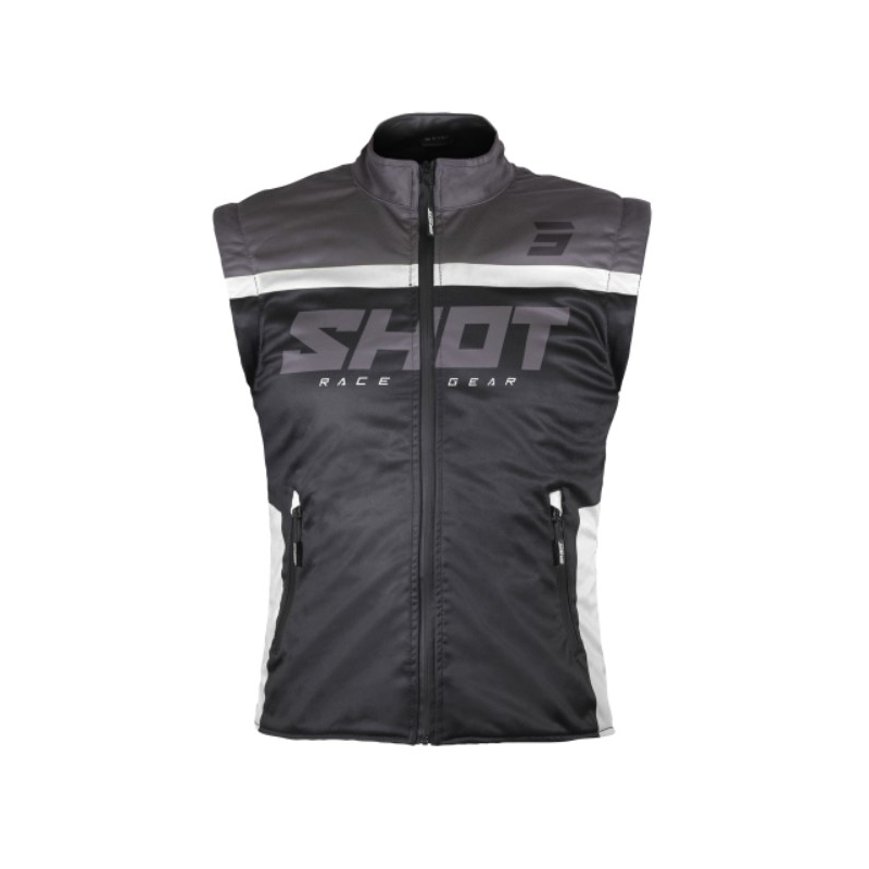 Softshellová vesta Shot Bodywarmer Lite 2.0 černo-bílá výprodej
