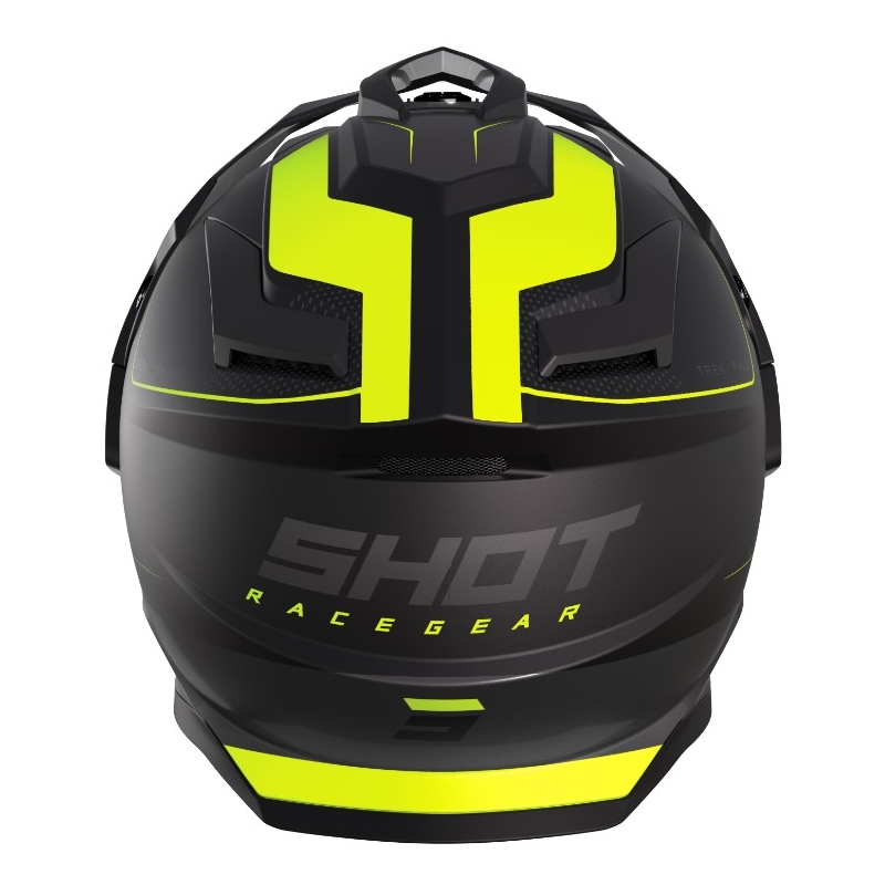 Enduro kiiver Shot Trek Rally must-fluo kollane