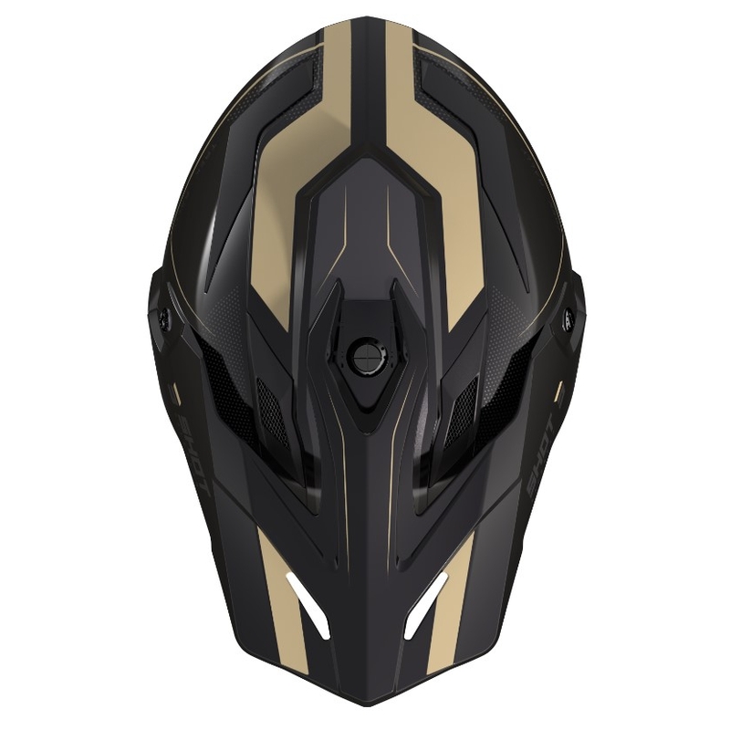 Enduro kiiver Shot Trek Rally must ja beež