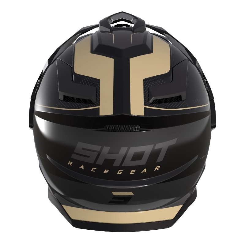 Enduro kiiver Shot Trek Rally must ja beež