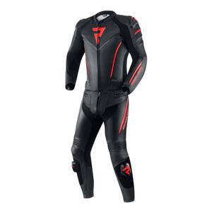 Rebelhorn Fighter must-punane mootorratta kombinesoon allahindlus