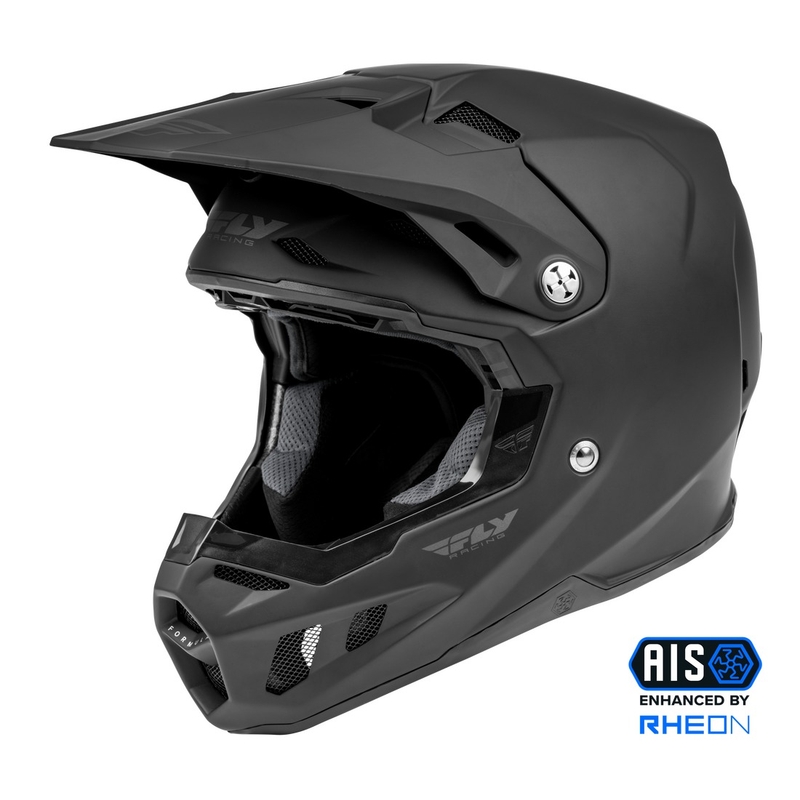Motokross kiiver FLY Racing Formula Solid black matt
