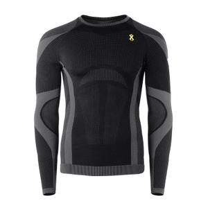 Meeste funktsionaalne T-särk Rilax Noah must - pikkade varrukatega