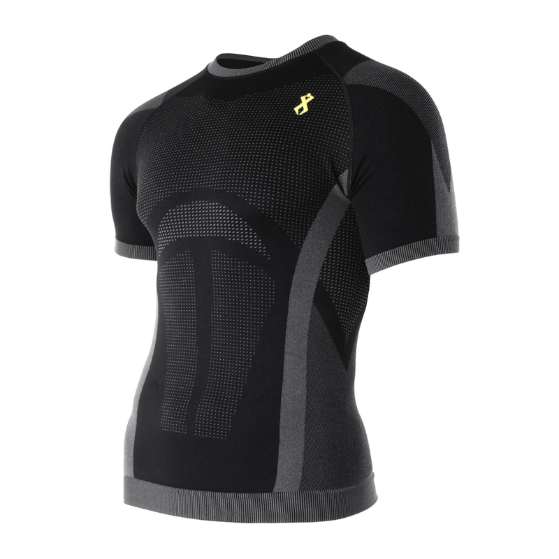 Meeste funktsionaalne T-särk Rilax Noah must - lühikeste varrukatega