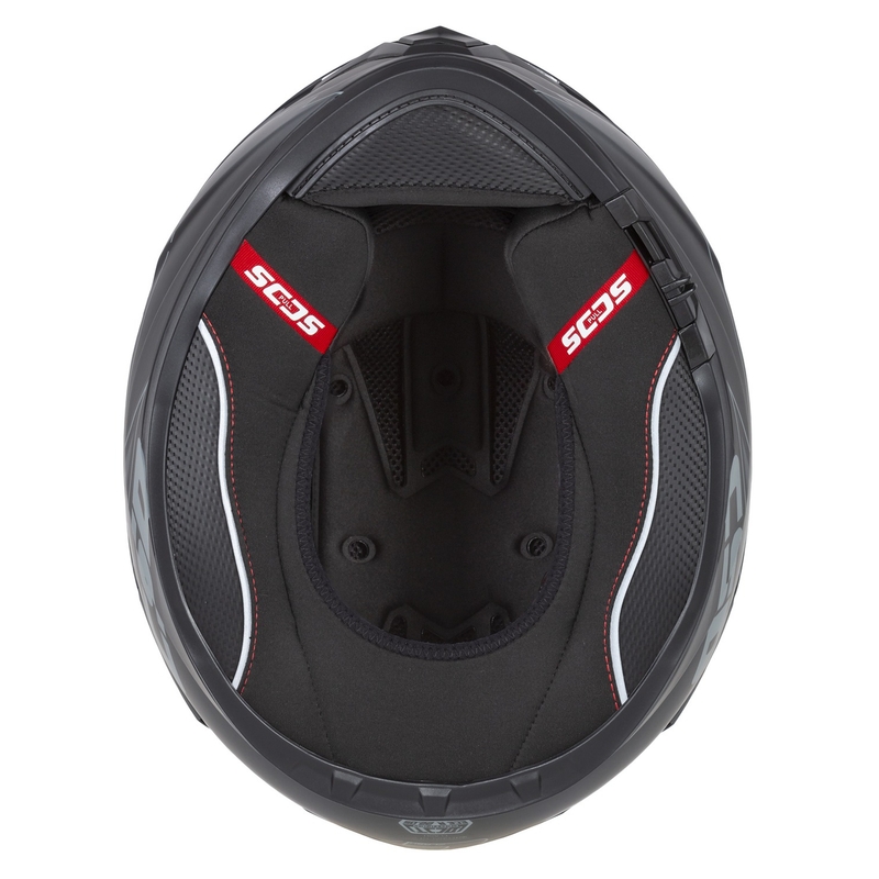 Cassida Integral GT 2.1 Flash Black-Grey Integral mootorratta kiiver