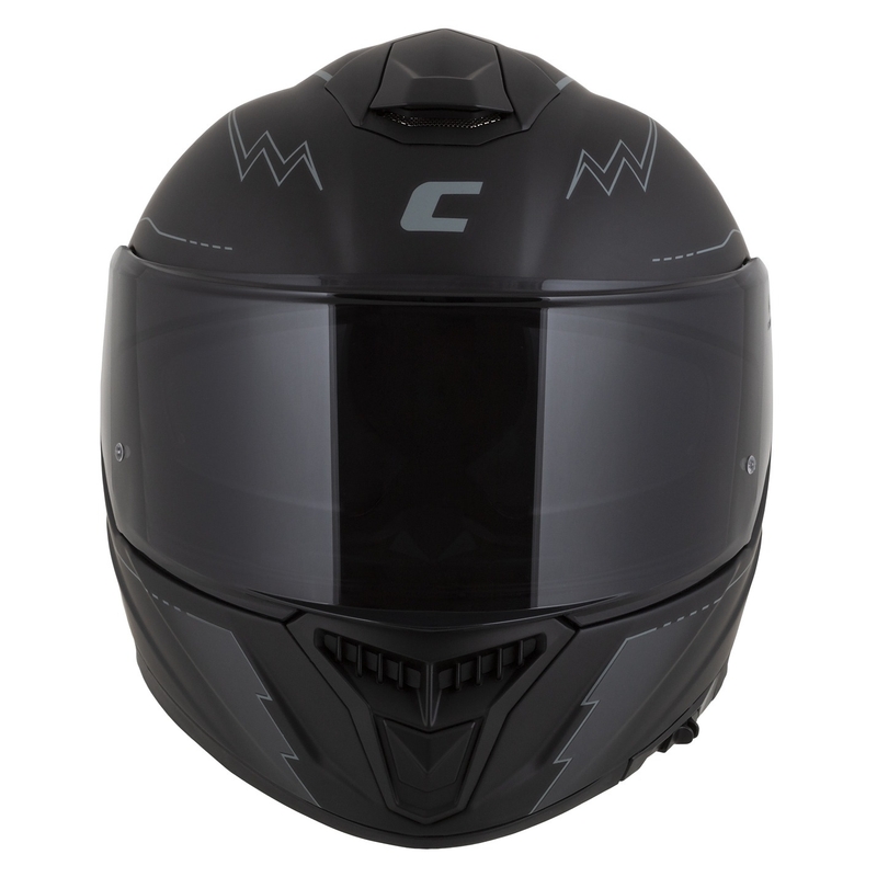 Cassida Integral GT 2.1 Flash Black-Grey Integral mootorratta kiiver