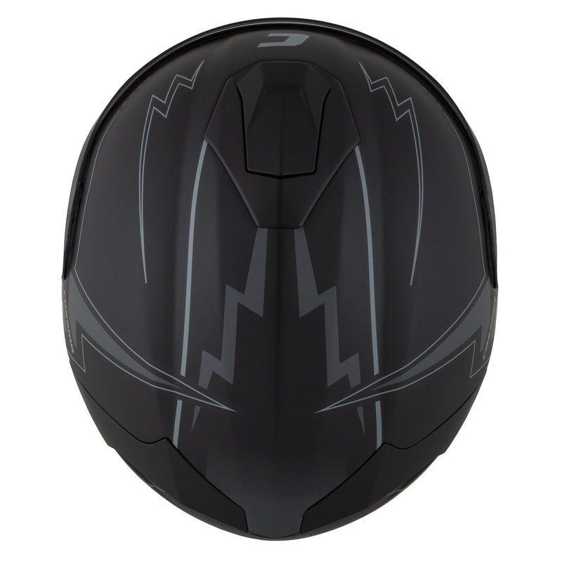 Cassida Integral GT 2.1 Flash Black-Grey Integral mootorratta kiiver