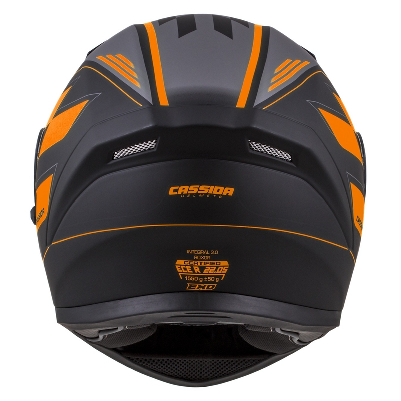 Integraalne kiiver Cassida Integral 3.0 RoxoR must-oranž
