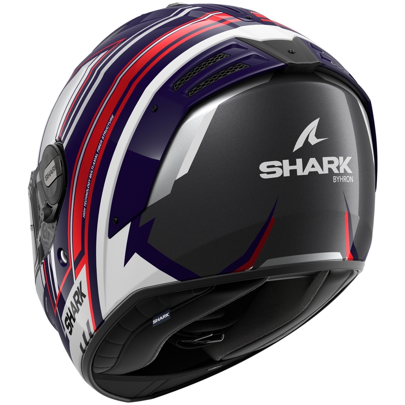 Integrální přilba na motorku SHARK SPARTAN RS Byhron modro-červeno-šedá výprodej