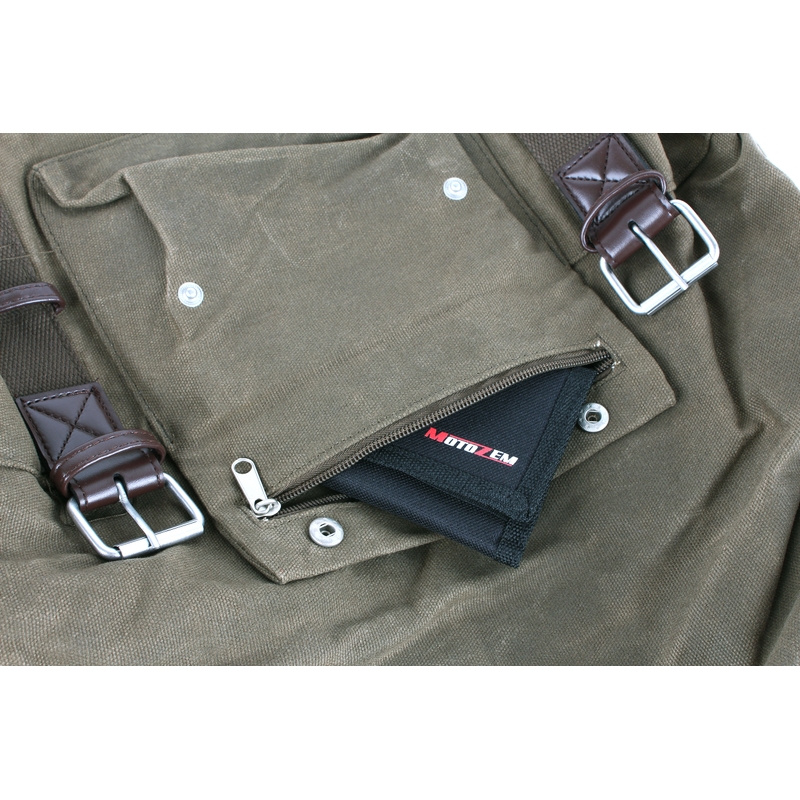 Seljakott Oxford Heritage khaki roheline