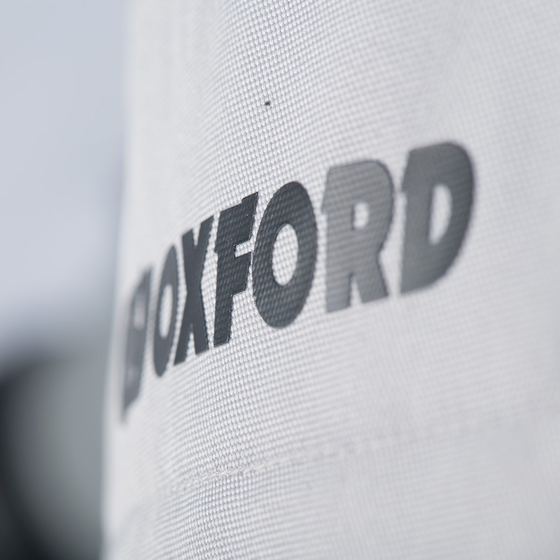 Oxford Dakar D2D Air hõbedane-sinine-fluo kollane mootorratta jope
