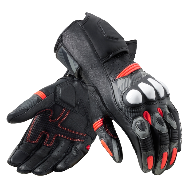 Mootorrattakindad Revit League 2 must-fluo punane