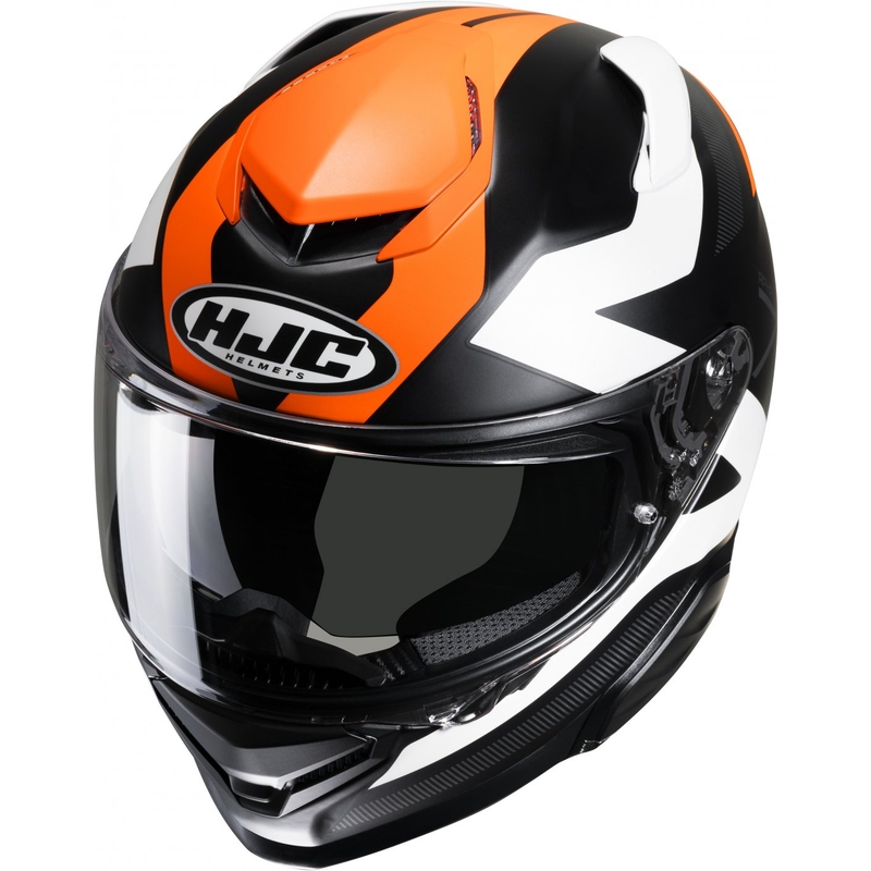Integreeritud mootorratta kiiver HJC RPHA 71 Pinna MC7SF must-valge-oranž allahindlus