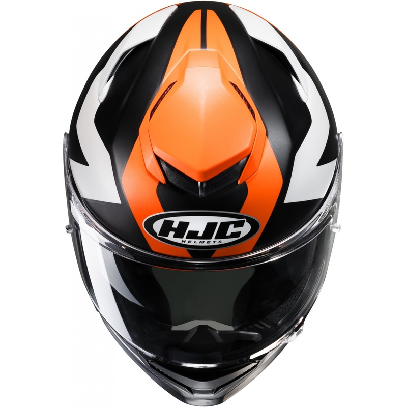 Integreeritud mootorratta kiiver HJC RPHA 71 Pinna MC7SF must-valge-oranž allahindlus