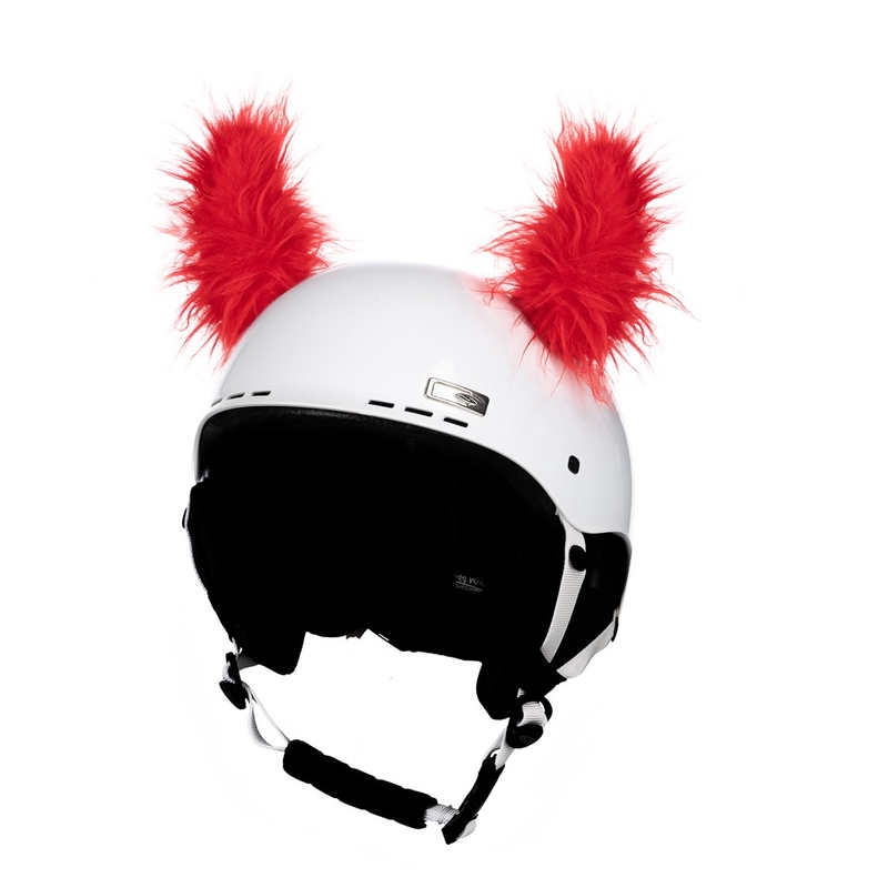 Kiivri kõrvad Sarved punane karvane