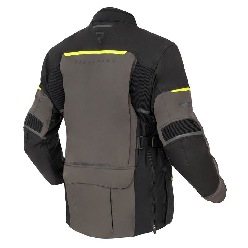 Rebelhorn Range antratsiit-must-fluo kollane mootorratta jakk