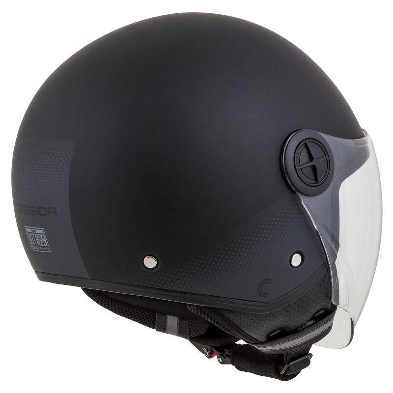 Cassida Handy Black-Grey Avatud mootorratta kiiver