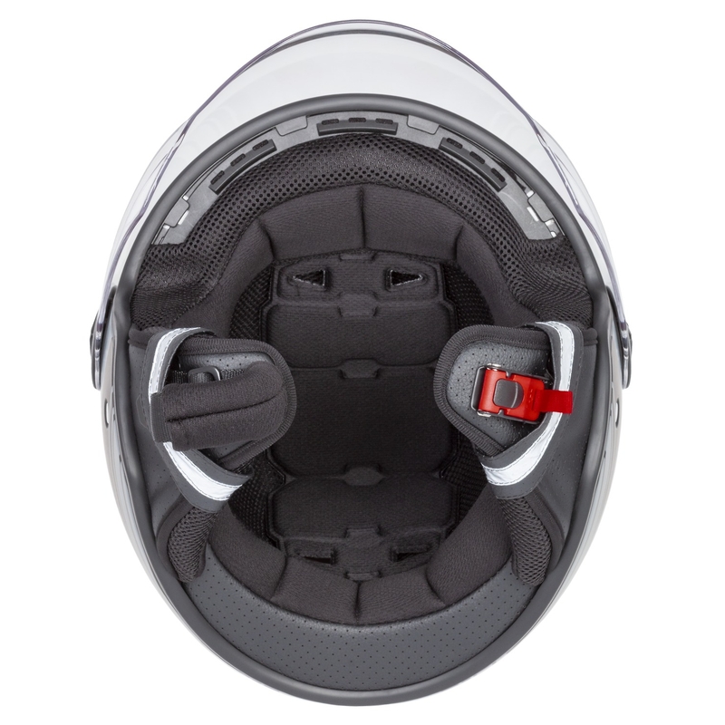 Cassida Handy Black-Grey Avatud mootorratta kiiver