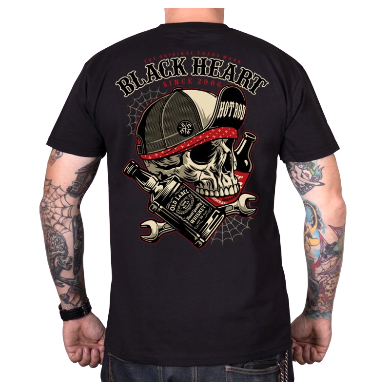 Meeste T-särk Black Heart Commander must
