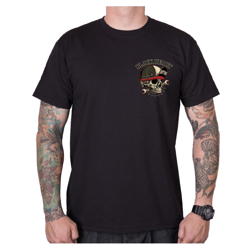 Meeste T-särk Black Heart Commander must