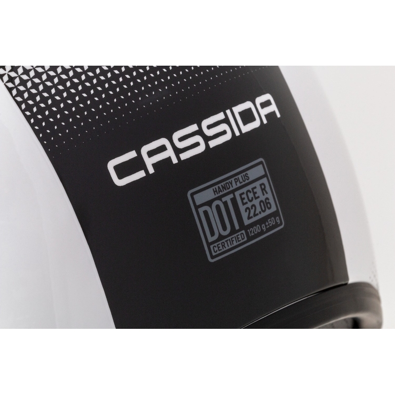 Cassida Handy Plus avatud mootorratta kiiver valge-must