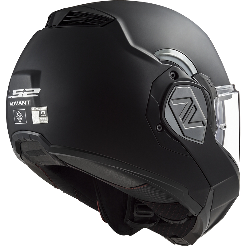 Ümberpööratav mootorratta kiiver LS2 FF906 Advant Solid black matt