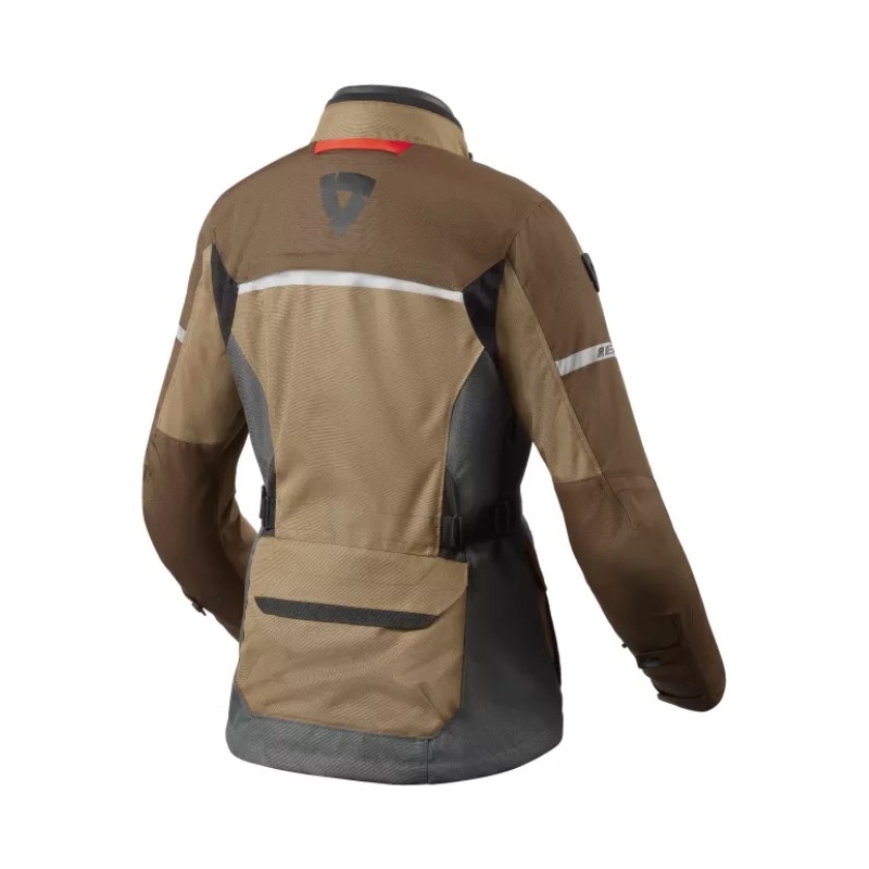 Dámská bunda na motorku Revit Outback 4 H2O hnědá výprodej