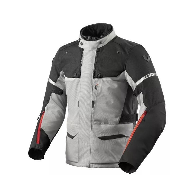 Mootorratta jope Revit Outback 4 H2O hõbemust