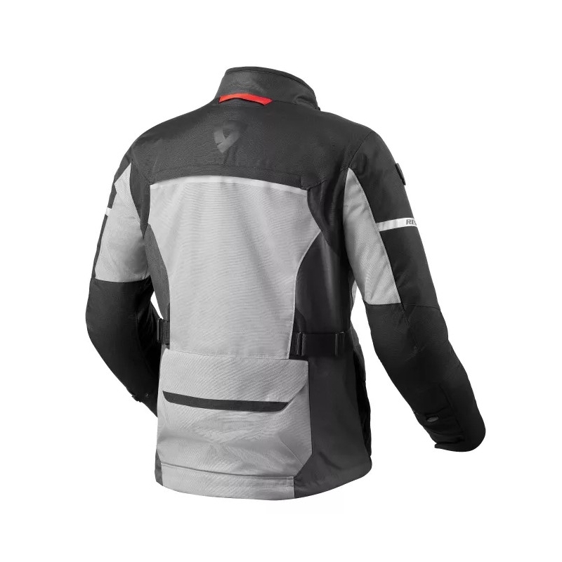Mootorratta jope Revit Outback 4 H2O hõbemust