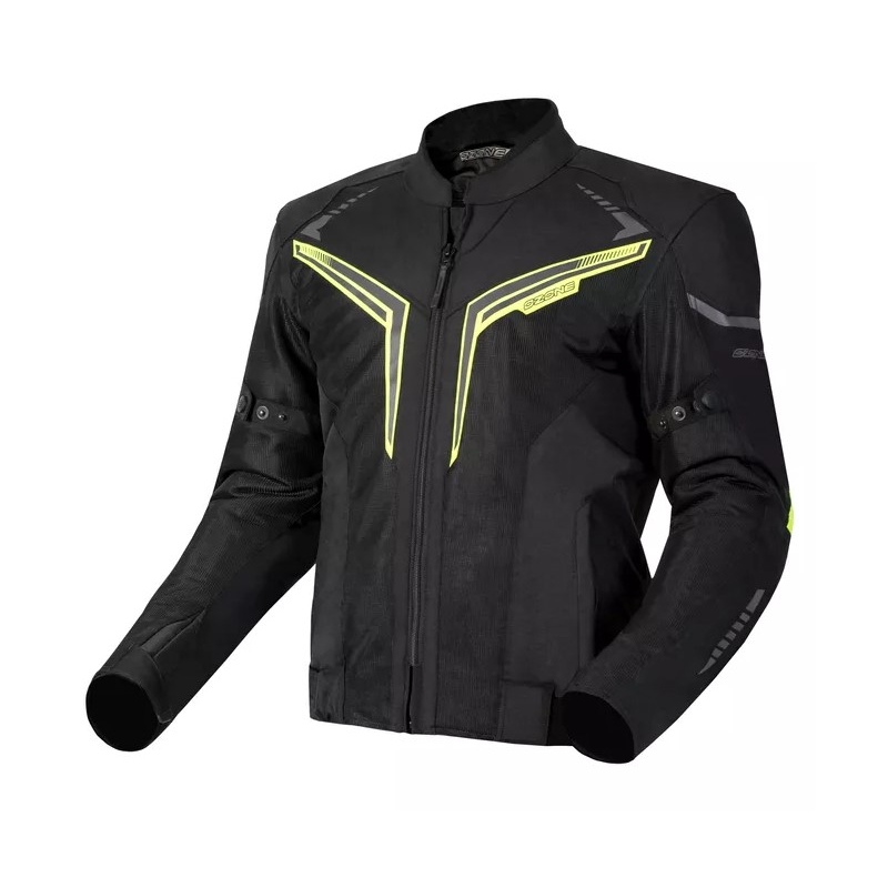 Ozone Flow must-fluo kollane mootorratta jope allahindlus