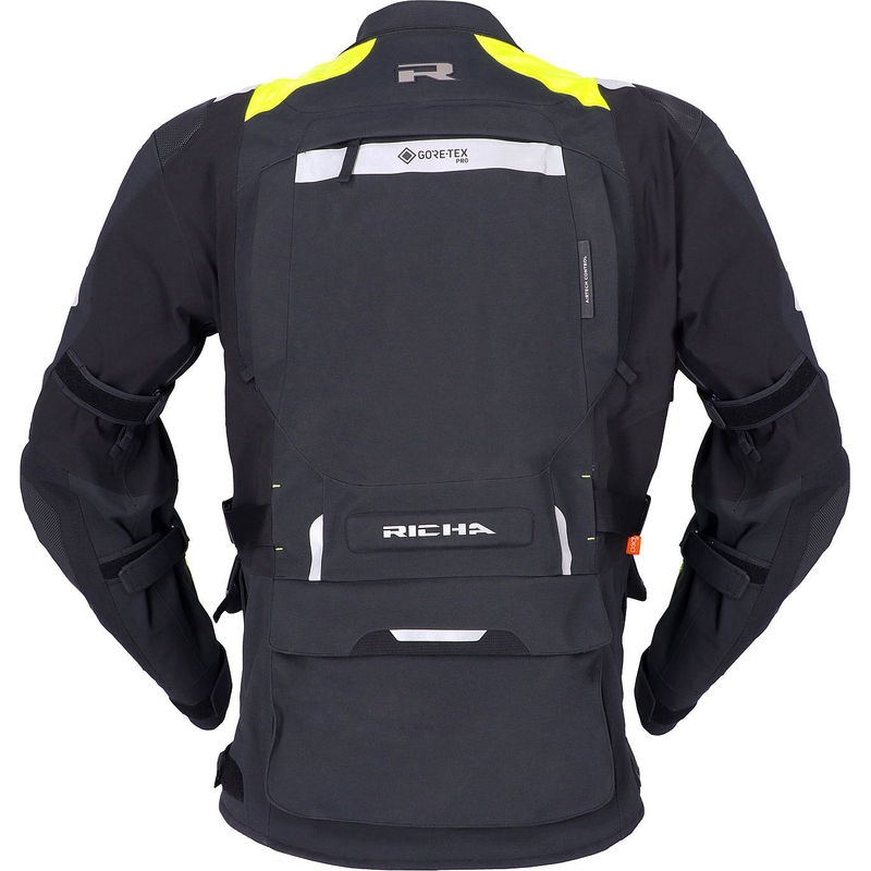Bunda na motorku RICHA Armada GTX Pro černo-fluo žlutá výprodej