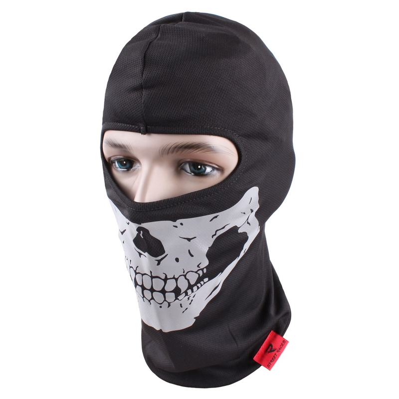 Street Racer Skull kiivri kapuuts