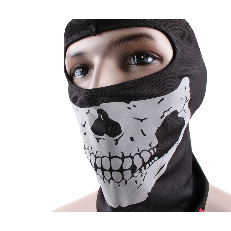 Street Racer Skull kiivri kapuuts