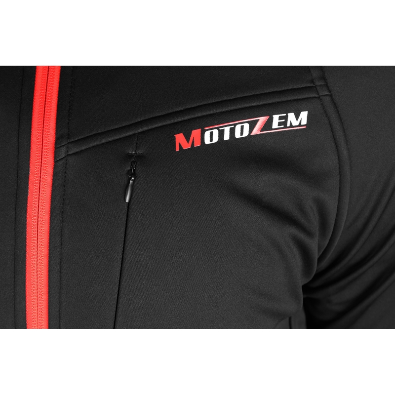 Softshell jakk MotoZem Racing Team must-punane