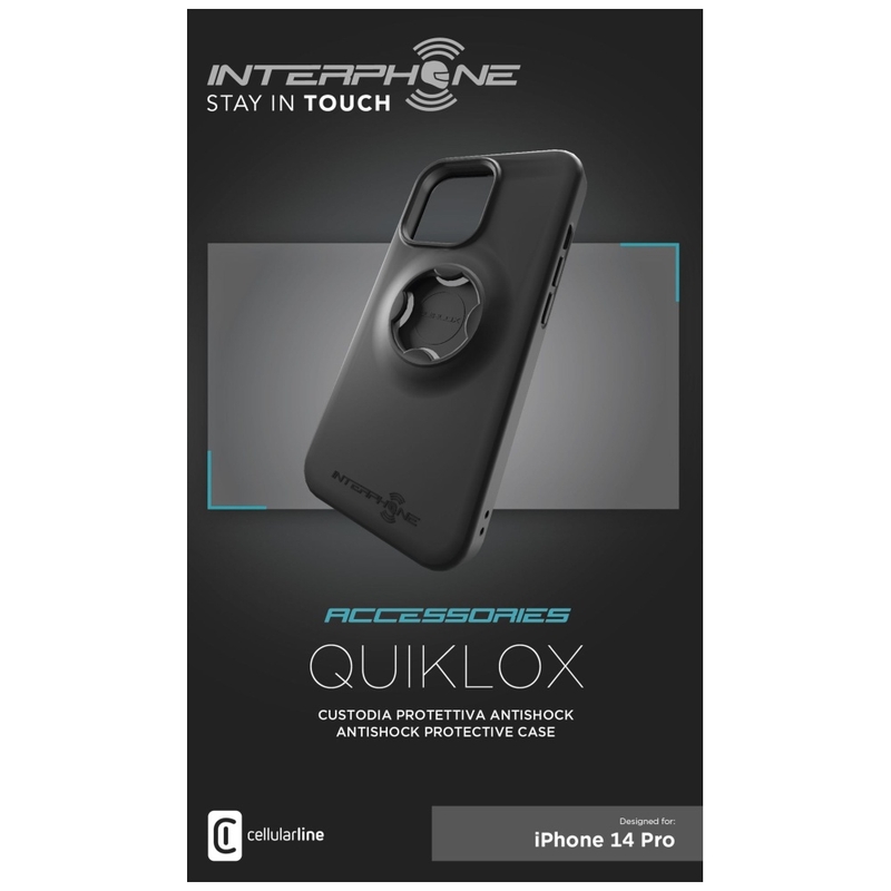 Kaitsekate Interphone QUIKLOX Apple iPhone 14 Pro jaoks must