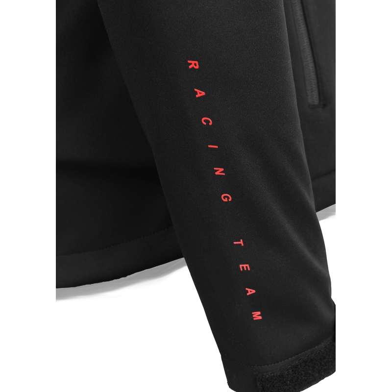 Naiste MotoZem Racing Team must ja punane softshell jakk
